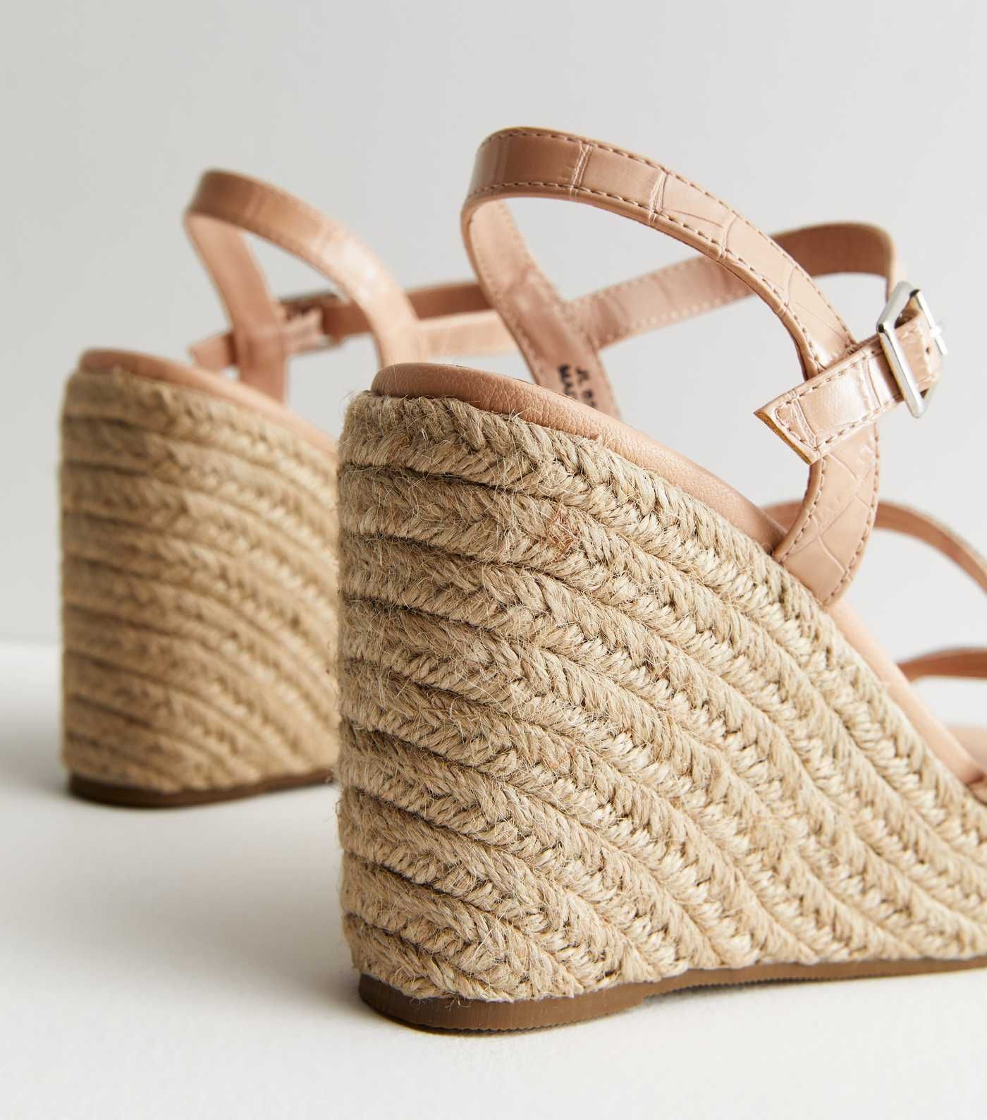 Wide Fit Cream Diamanté Espadrille Wedge Heel Sandals
						
						Add to Saved Items
						Remo... | New Look (UK)