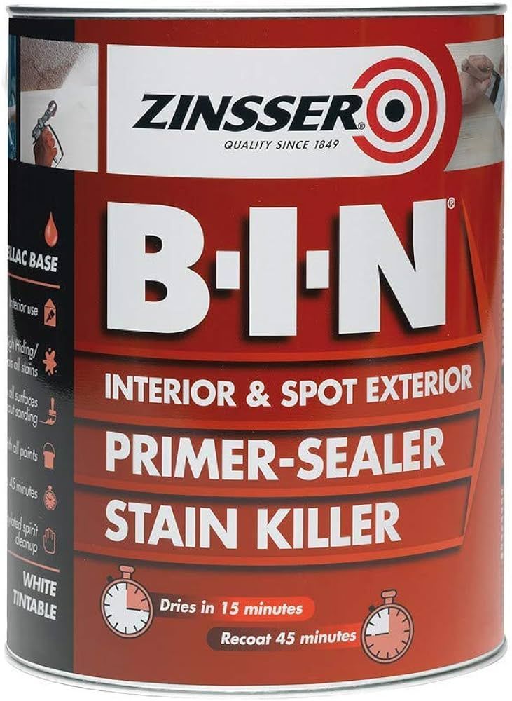 Zinsser BIN Shellac 1l Primer | Amazon (UK)