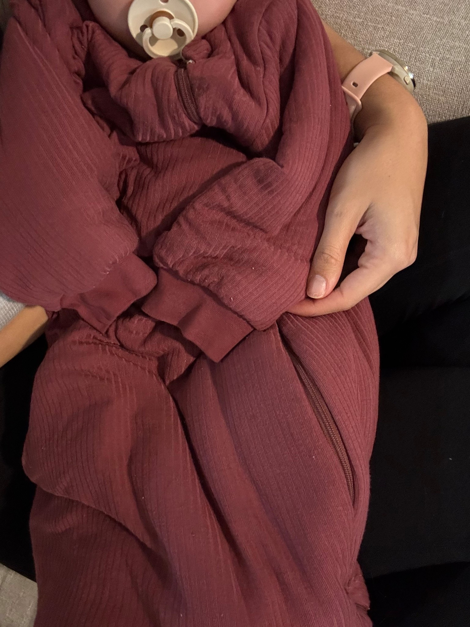 Long sleeve sleep sack for your little one this winter 
