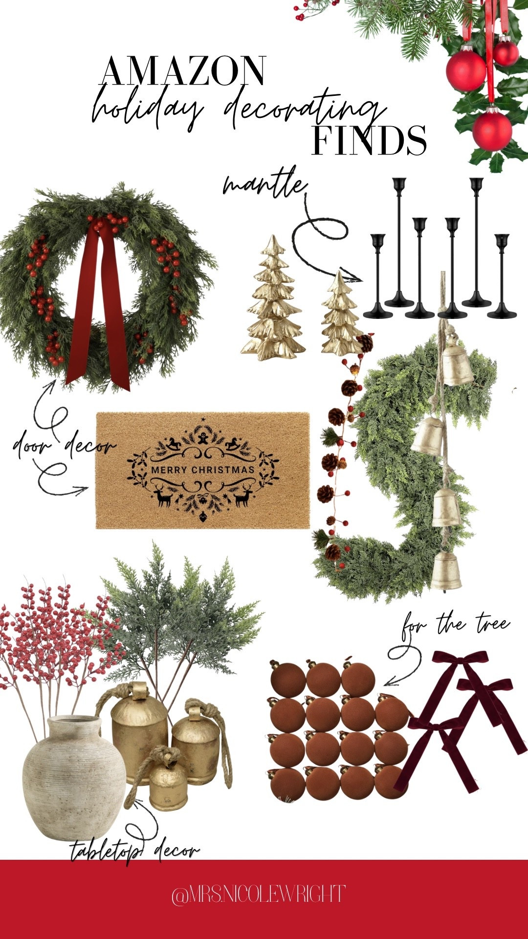 Favorite Christmas decor finds from Amazon! 

#LTKFindsUnder50 #LTKHome #LTKHoliday