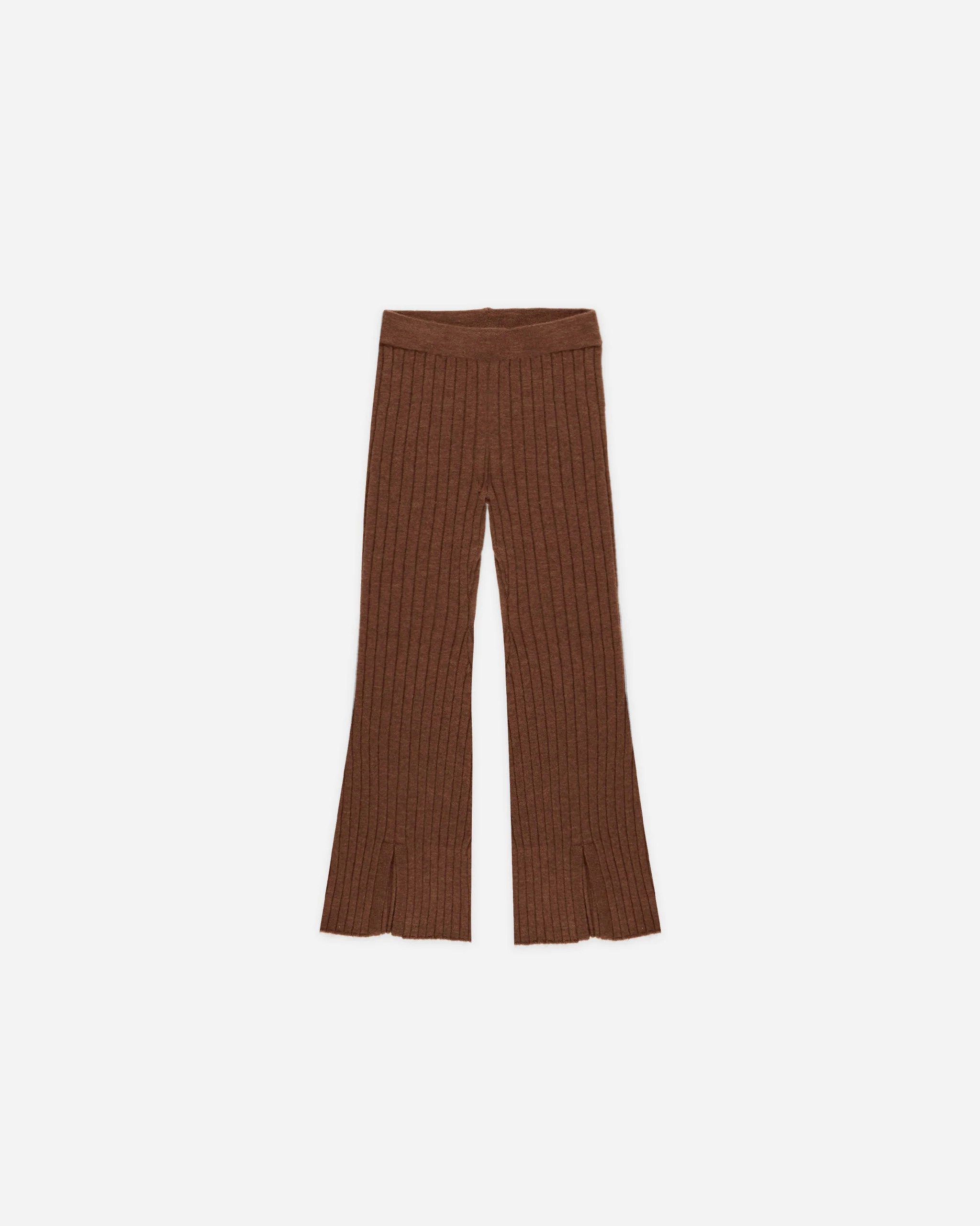 Flare Knit Pant || Brown | Rylee + Cru