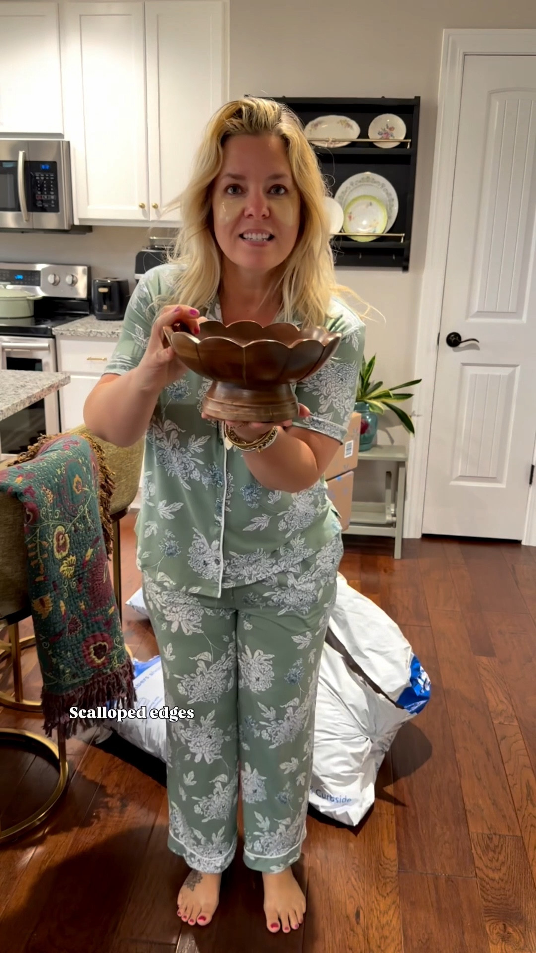 This gorgeous wood footed bowl from Walmart is so good! The scalloped edges are darling! I'd use it for shelf styling but would also be cute to hold remotes or a large candle! 

 

#LTKHome