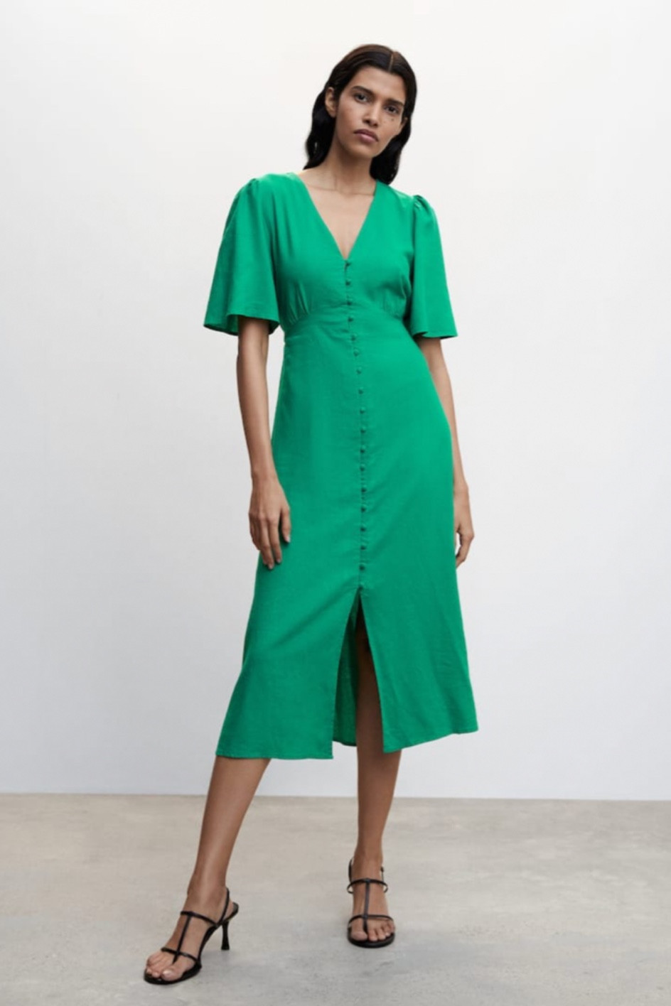 Cute green midi dress for summer

#LTKstyletip #LTKFind #LTKunder100