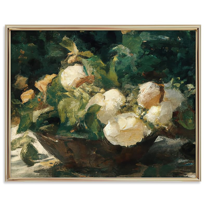 Vintage Still Life Wall Art - Antique Art Prints for Home Decor - Rustic Farmhouse Botanical Flor... | Amazon (US)