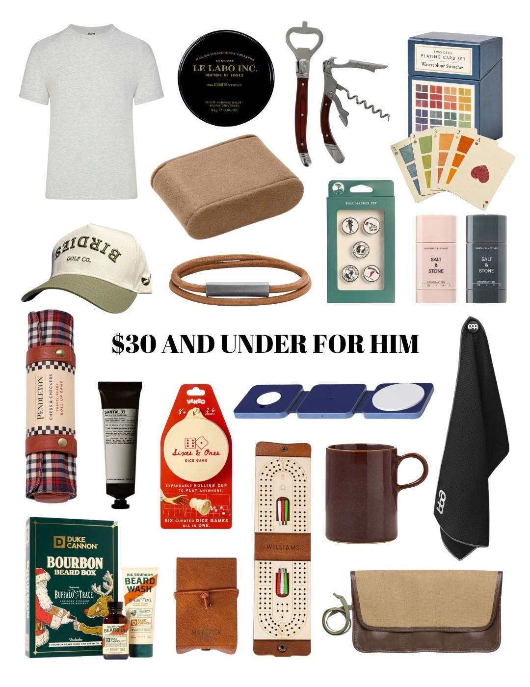 🎁 GIFTS FOR HIM: UNDER $30 🎁 

#LTKSeasonal #LTKHoliday #LTKGiftGuide