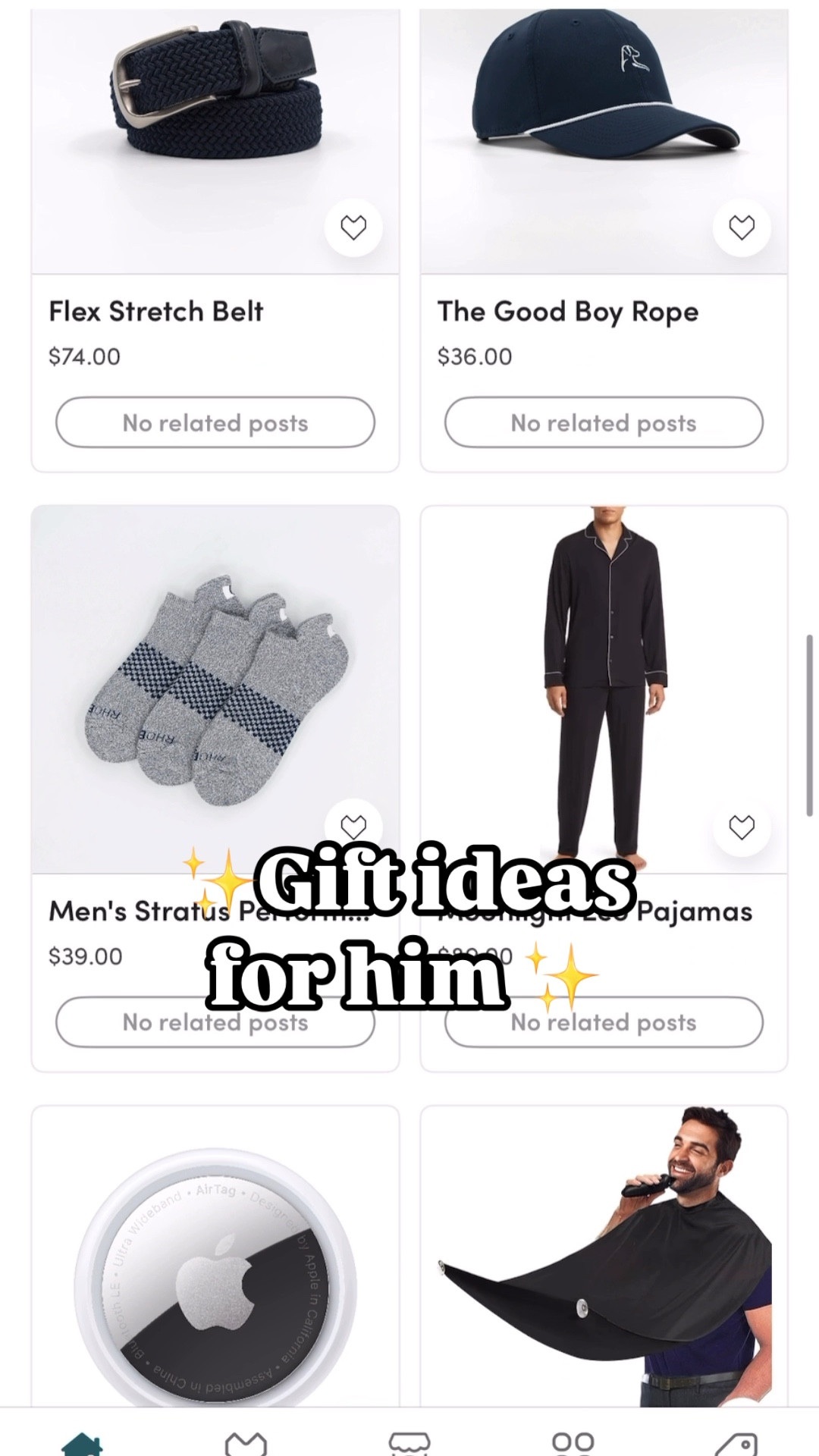 Gifts for him 
Gifts for dad 


#LTKHoliday #LTKMens #LTKGiftGuide