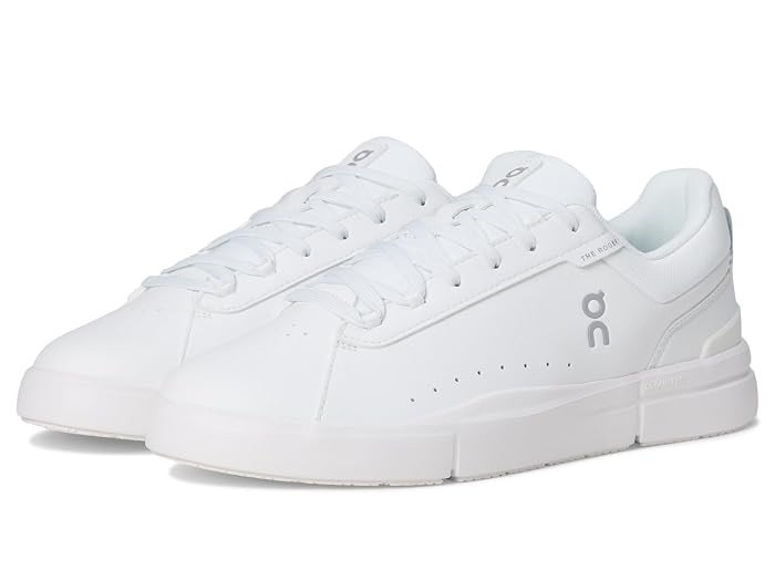 On The Roger Advantage Women's Shoes White/White : 9.5 M, Leather | Zappos.com