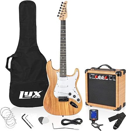 LyxPro Electric Guitar 39" inch Full Beginner Starter kit Full Size with 20w Amp, Package Include... | Amazon (US)