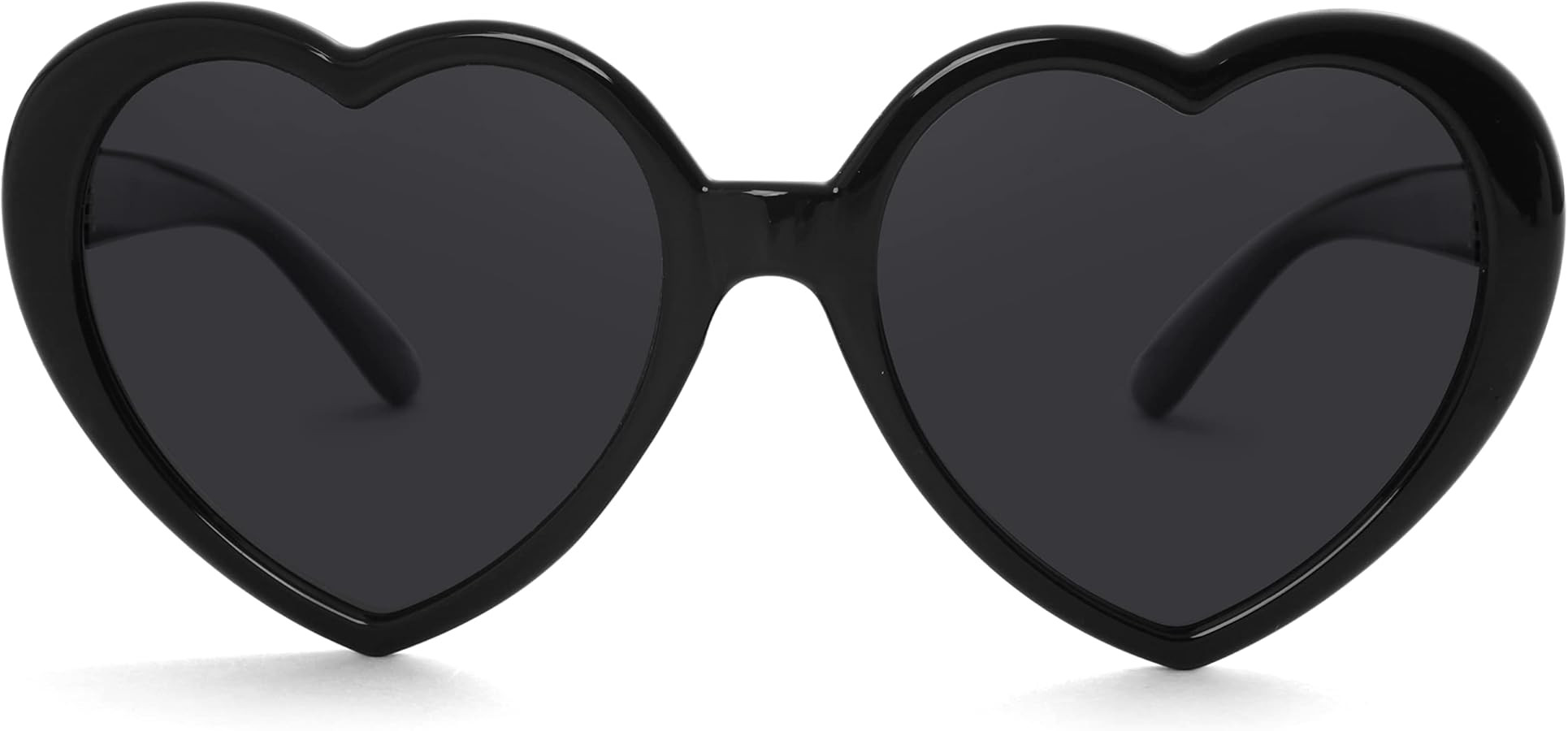 Black Heart Sunglasses for Women Polarized Lovely Shaped Cute Sun Glasses Shades UV400 | Amazon (US)