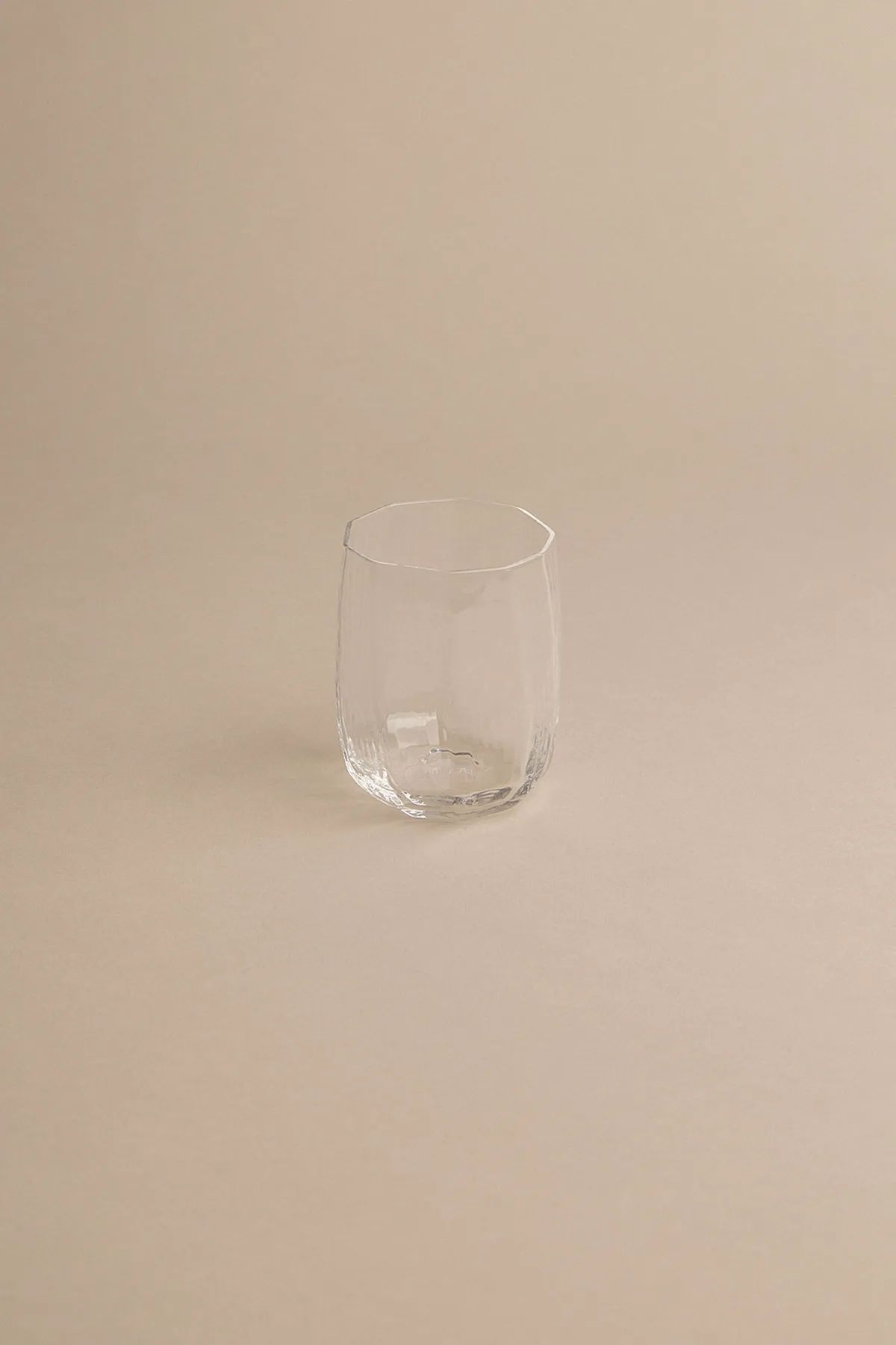 SCULPT TUMBLER GLASS | OAK + FORT