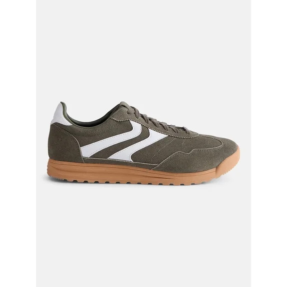 No Boundaries Men's Genuine Suede Slim Sneakers | Walmart (US)
