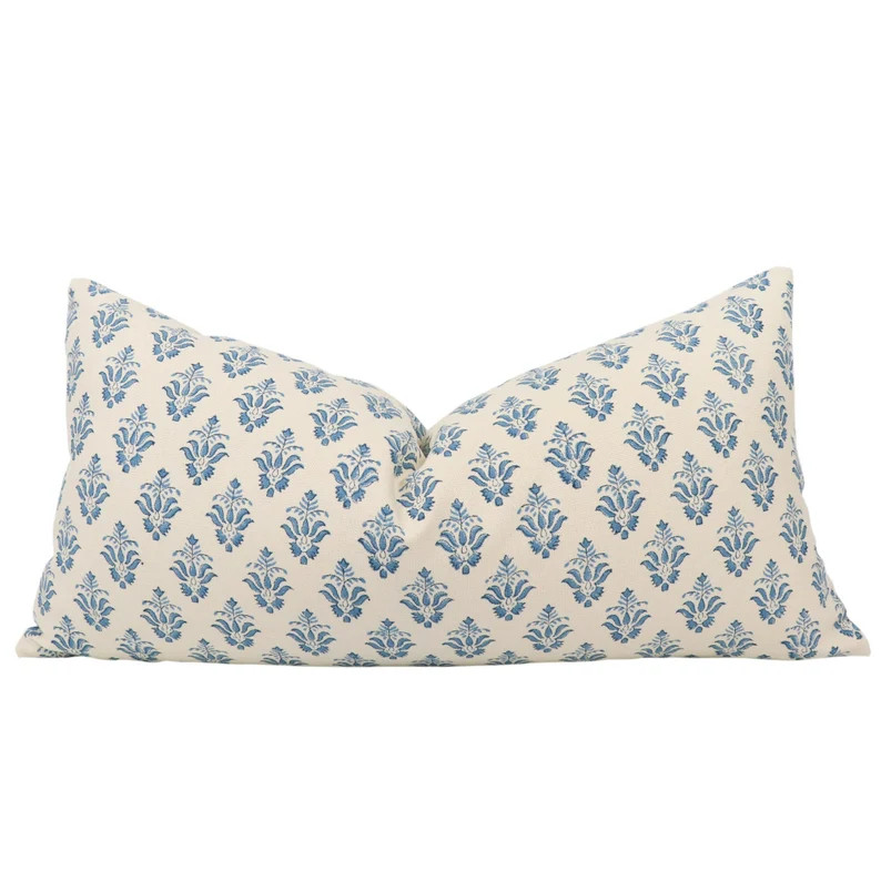 GP & J Baker Thornham Pillow Cover in Indigo BP10793.2.0 on Both Sides // Designer Pillow // High... | Etsy (US)