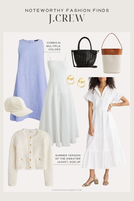 Noteworthy fashion finds from J.Crew including some chic summer dresses

#LTKSeasonal
