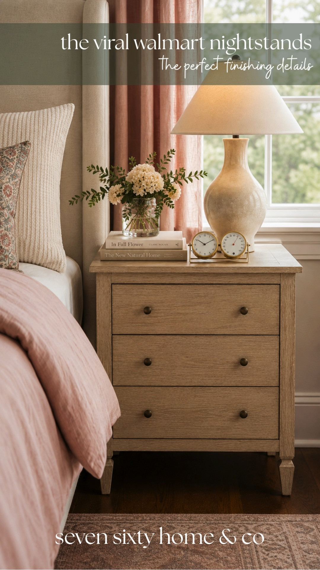 These Walmart nightstands have become popular for good reason.

The timeless silhouette, warm wood finish, generous storage, and approachable price make them an easy choice for traditional, cottage, and collected-style bedrooms. They're proof you don't have to spend designer prices to create a beautiful, layered space.

Everything is linked in LTK. 

 #LTKHome