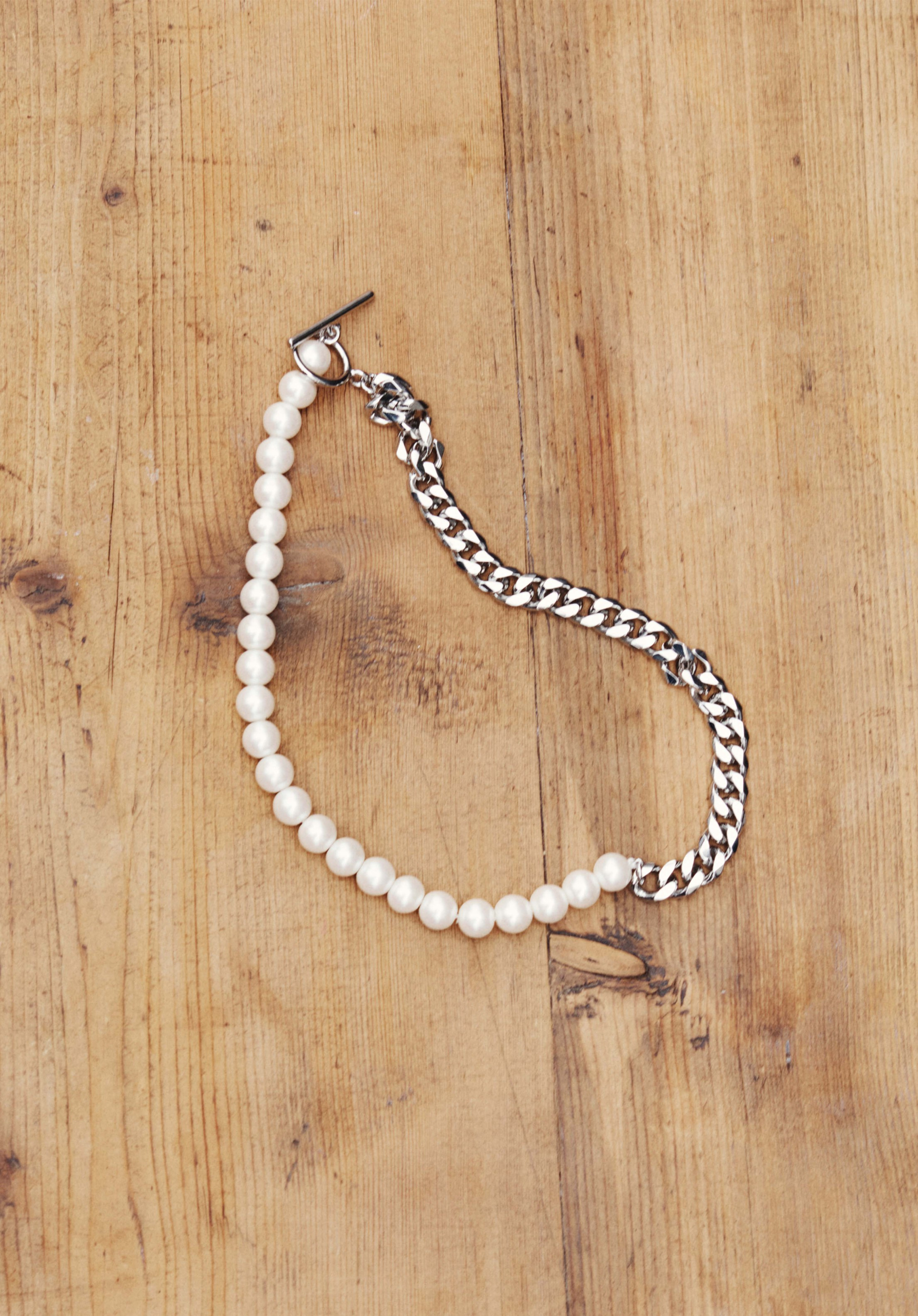 Harrie Pearl Chain Necklace | Hush UK