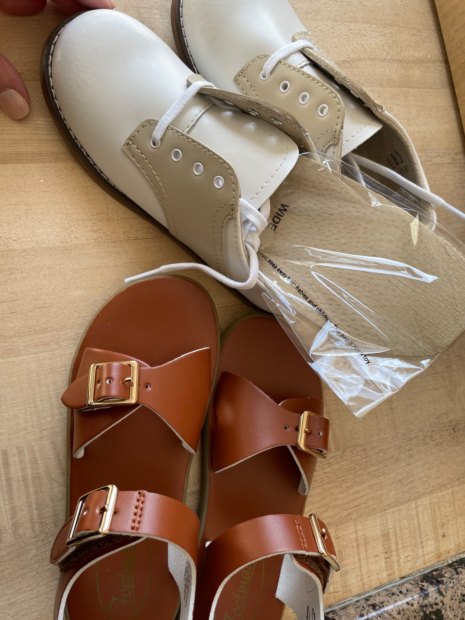 Same shoe formula every quarter. Hasn’t failed us yet! 
- saddle shoes (ivory for spring/summer; navy for fall/winter)
- 3 pairs tennies
- brown leather sandals 
- rainboots
- snowboots in fall/winter 
- 2 pairs Keen water shoes in summer for camps

✨

Do yourself a favor and grab these via Shop Pay app and signed into your TBBC loyalty for double the rewards 🙌🏻 

#LTKStyleTip #LTKKids