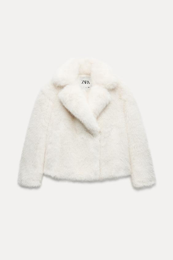 FAUX FUR JACKET ZW COLLECTION | Zara US