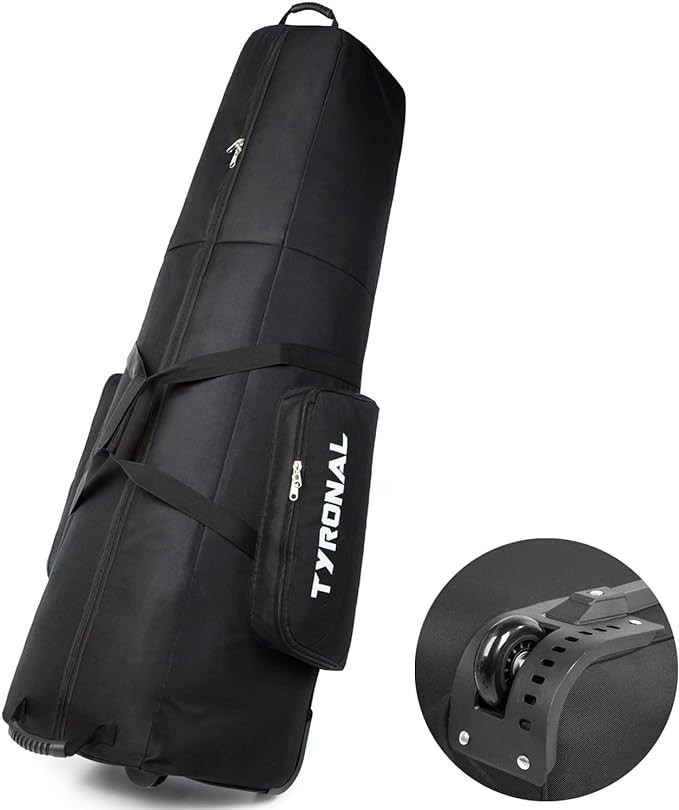 Golf Travel Bag - Padded Golf Club Travel Bag with Wheels,600D Polyester Oxford Wear-Resistant Go... | Amazon (US)