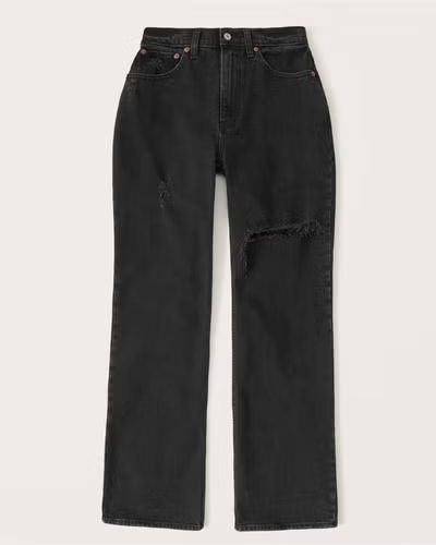 Women's Curve Love High Rise 90s Relaxed Jean | Women's Bottoms | Abercrombie.com | Abercrombie & Fitch (US)