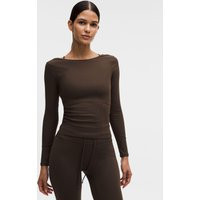 Ribbed Scoop-Back Yoga Long-Sleeve Shirt | Lululemon (US)