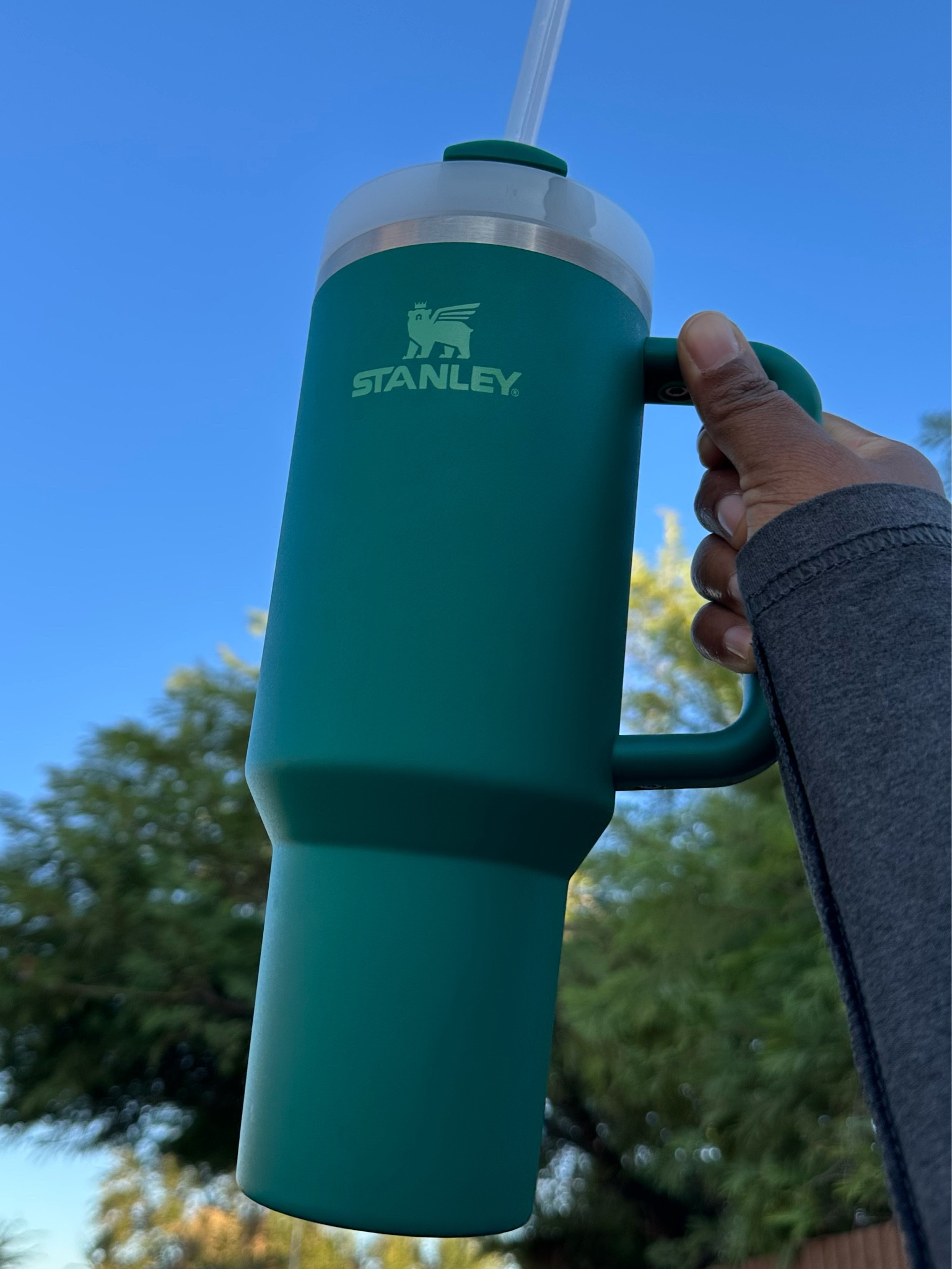 On a walk with my 40 oz Stanley H2.0 Flowstate  Tumbler. This color looks so beautiful out in nature. 😻

#LTKfindsunder50
