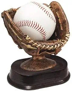 Baseball Glove Ball Holder Trophy, Bronze - 5 Inch Tall | Game Ball Holder Award - Engraved Plate... | Amazon (US)