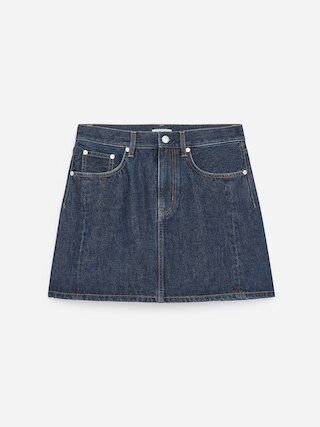 Denim Mini Skirt – Blue – Women – ARKET GB | Arket UK