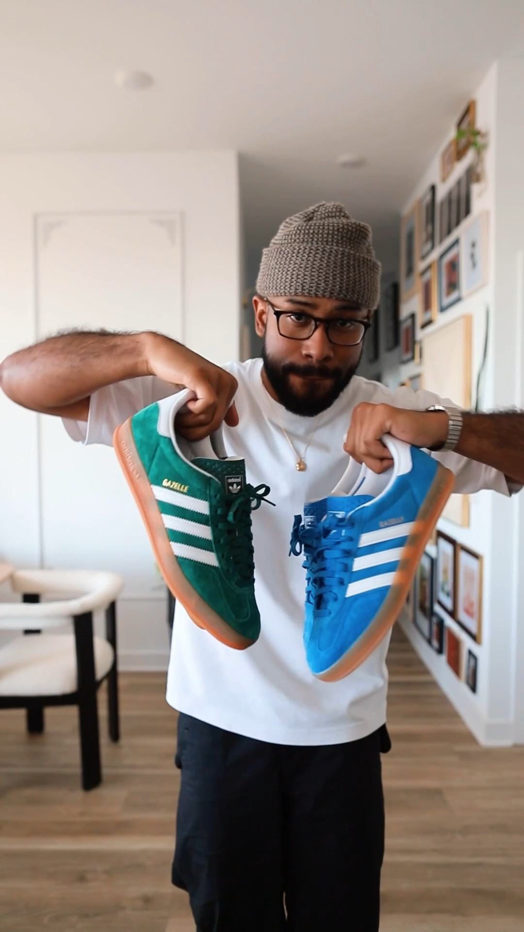 Styling too new pairs of adidas indoor gazelles, which one is your favorite colorway? 

#LTKStyleTip #LTKHoliday #LTKSeasonal