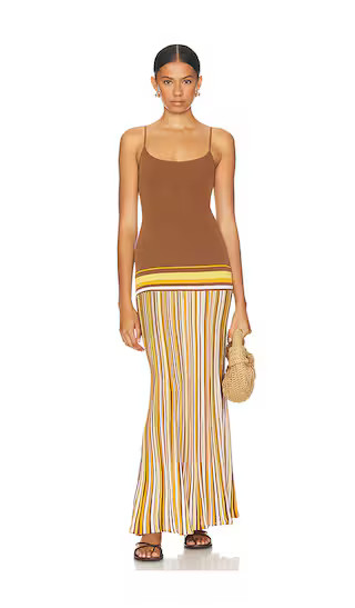 Citara Maxi Dress in Cocoa | Revolve Clothing (Global)