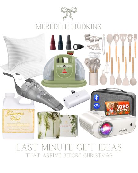 Christmas gift ideas, last-minute Christmas gifts, gifts for her, gifts for mom, Christmas candle, diva laundry wash, handheld vacuum, Bissell upholstery cleaner, charger, kitchen utensils, bed pillows, wine stopper, wine cork, projector, gifts for him, Amazon 

#LTKunder50 #LTKGiftGuide #LTKsalealert