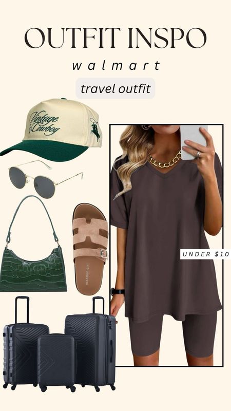 Walmart travel outfit that’s perfect for summer! 

#LTKTravel #LTKSeasonal #LTKStyleTip