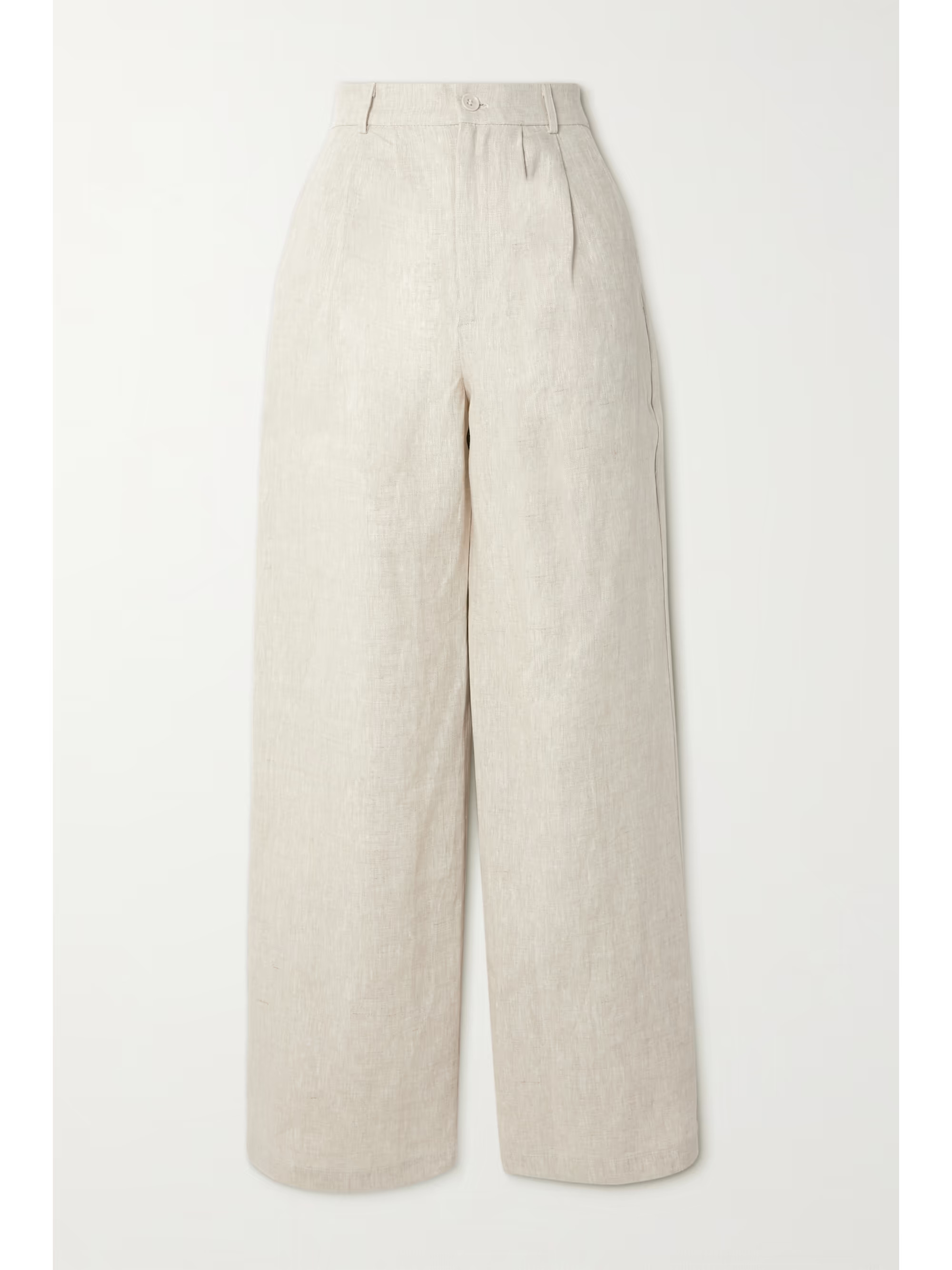 Vesta pleated linen wide-leg pants | NET-A-PORTER (US)