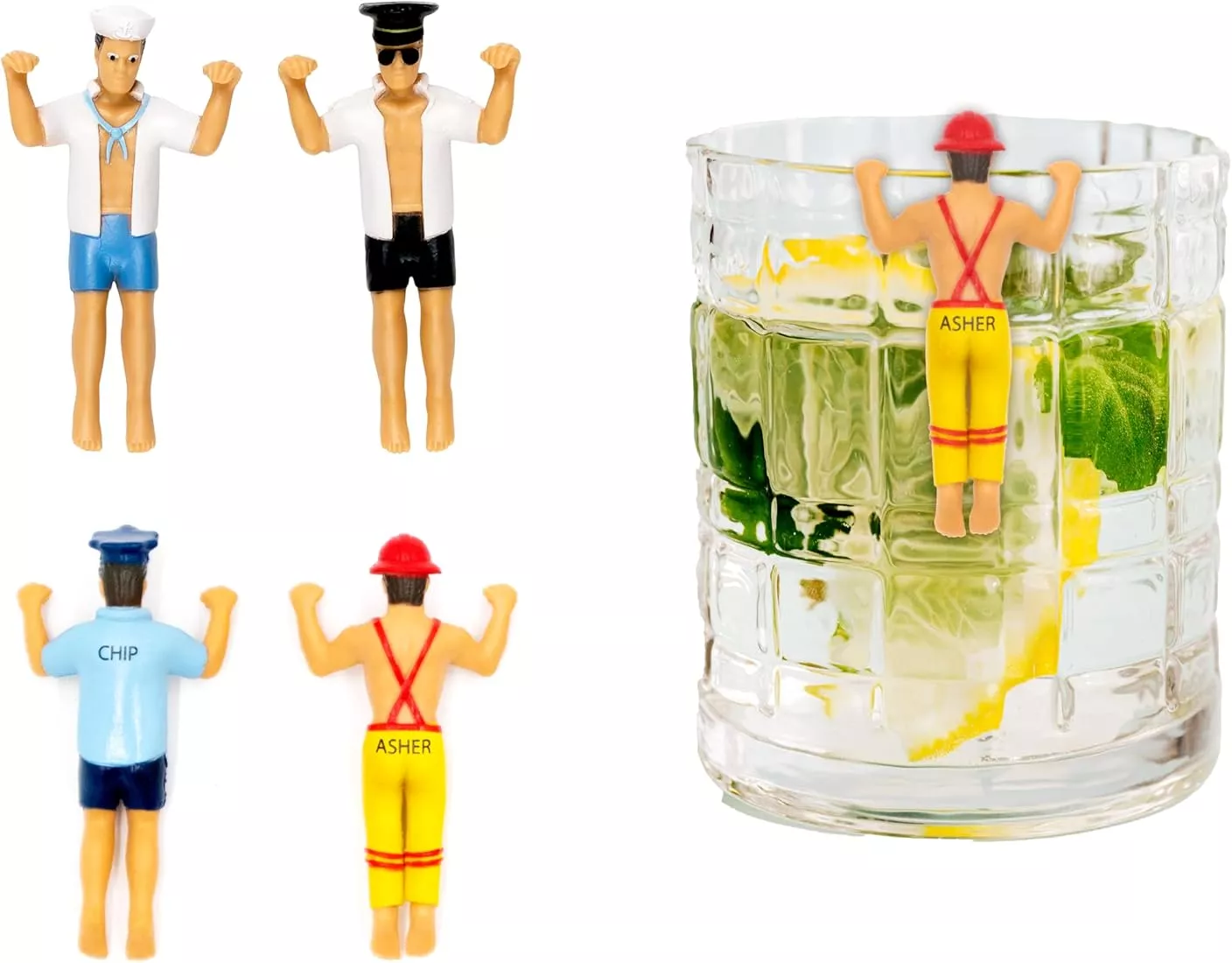 Wine Charmers Drink Markers - Drinking Buddies