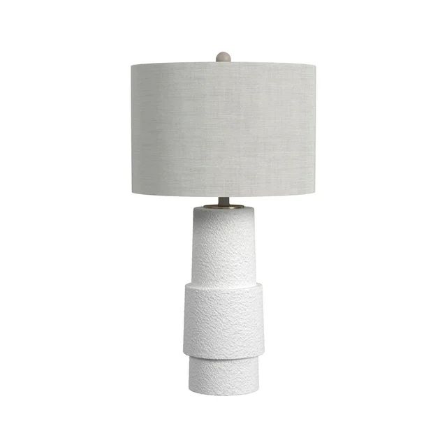 Valdivia Resin Table Lamp in White Cement Finish | Walmart (US)