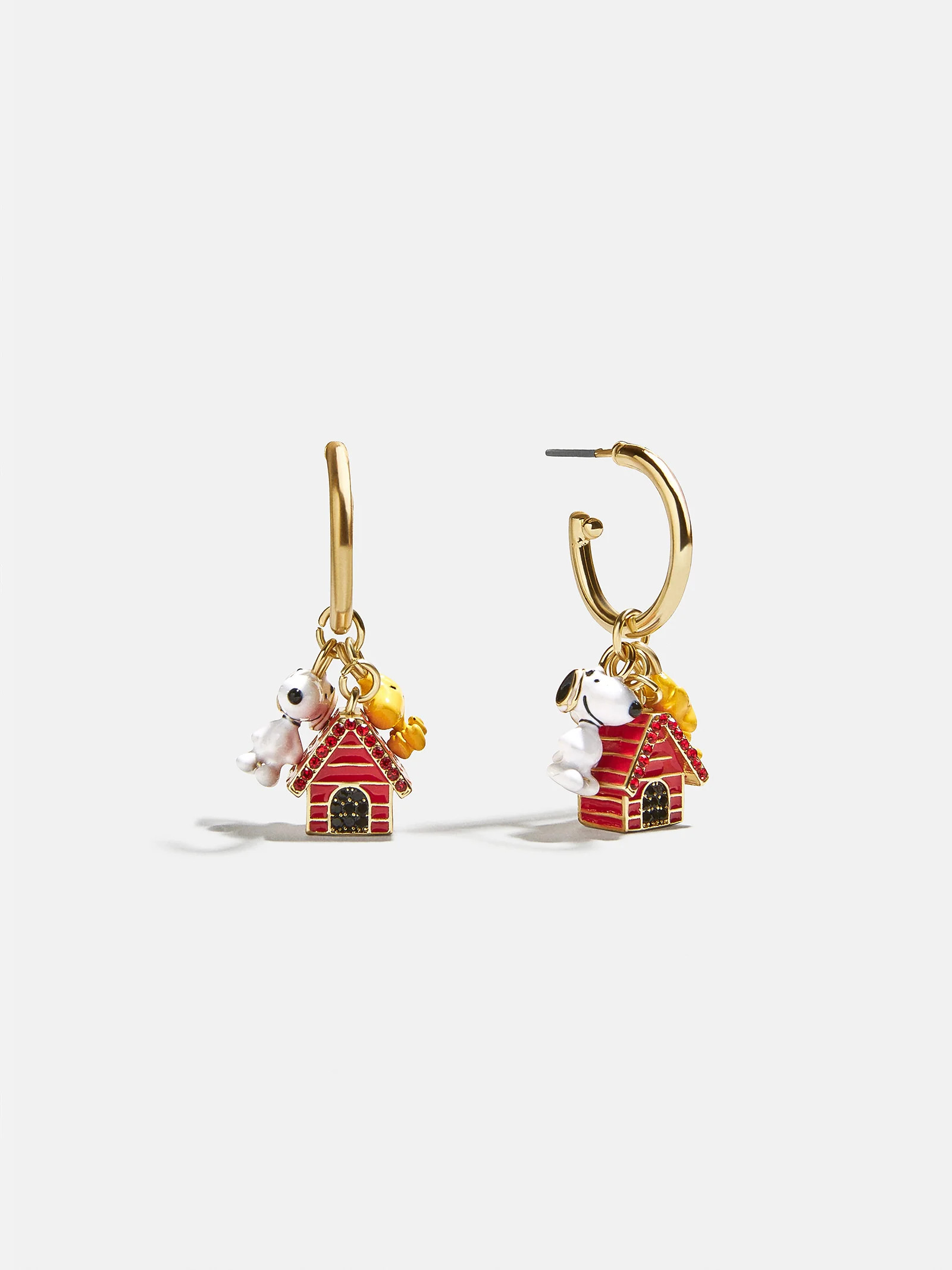 Peanuts Snoopy & Woodstock Charm Earrings - Snoopy & Woodstock | BaubleBar