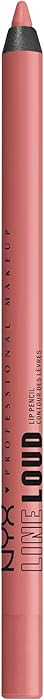 NYX PROFESSIONAL MAKEUP Line Loud Lip Liner, Longwear and Pigmented Lip Pencil with Jojoba Oil & ... | Amazon (US)