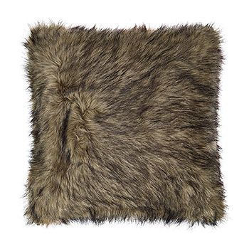 Fieldcrest Luxury Faux Fur Square Throw Pillow | JCPenney