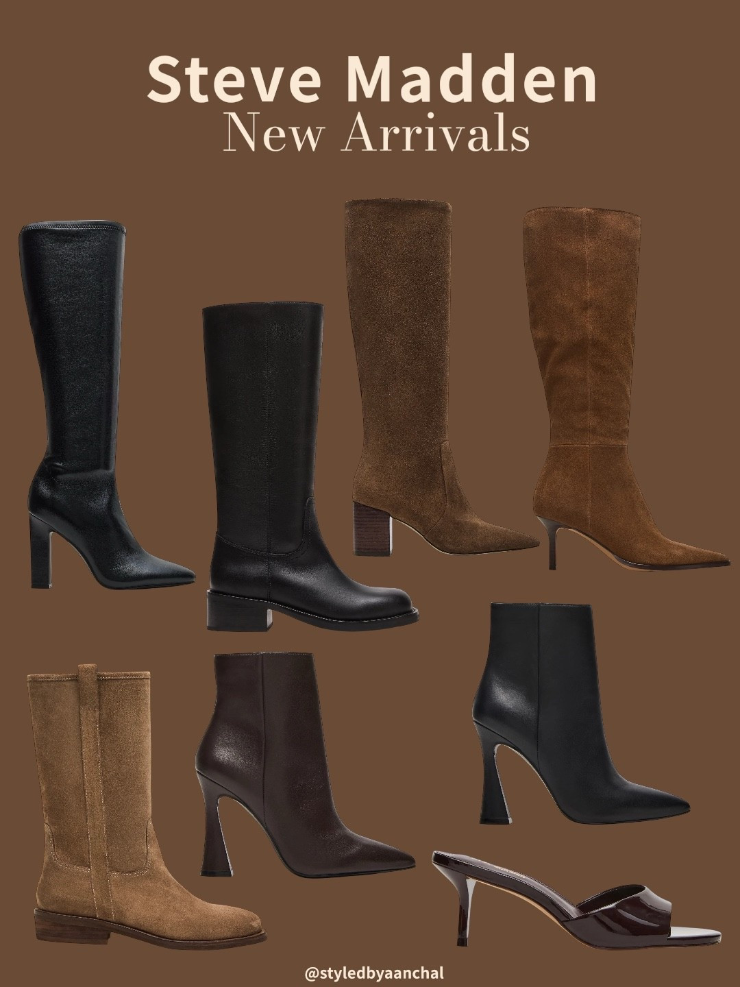 Steve Madden new arrivals 


Boots
Fall shoes
Autumn shoes
Knee high boots
Steve Madden 

#LTKFindsUnder100 #LTKShoeCrush #LTKWorkwear