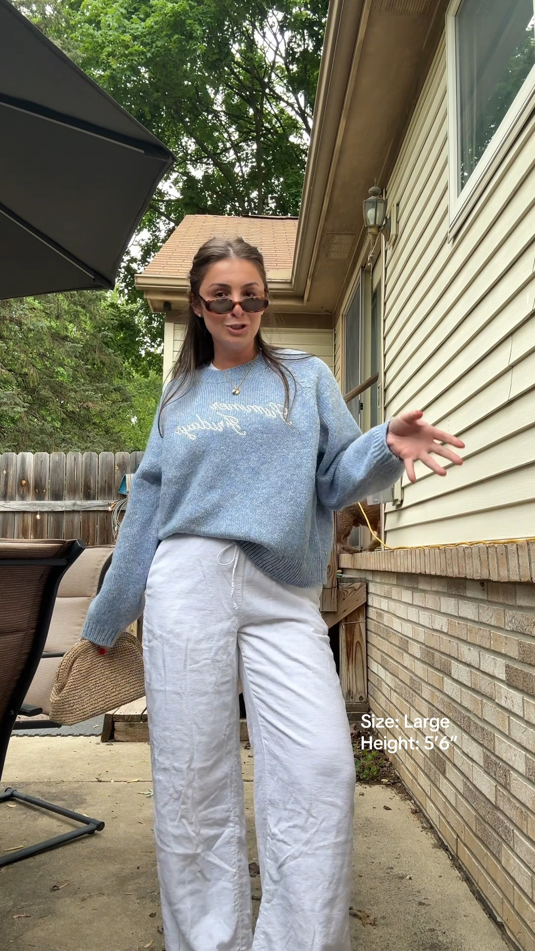 I will be wearing this Summer Fridays x Gap sweater all summer long! 🤍🌊🐚

Gap sweater 
Gap fashion 
Summer Friday’s sweater 
Summer Fridays gap collab 
Coastal style 
Summer night outfit 
Casual fashion