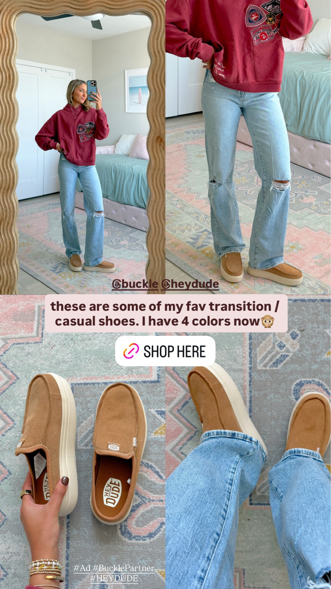 The best Hey Dude slip on shoes for everyday. Run true to size. I get mine from Buckle🤎

#LTKCyberWeek #LTKGiftGuide