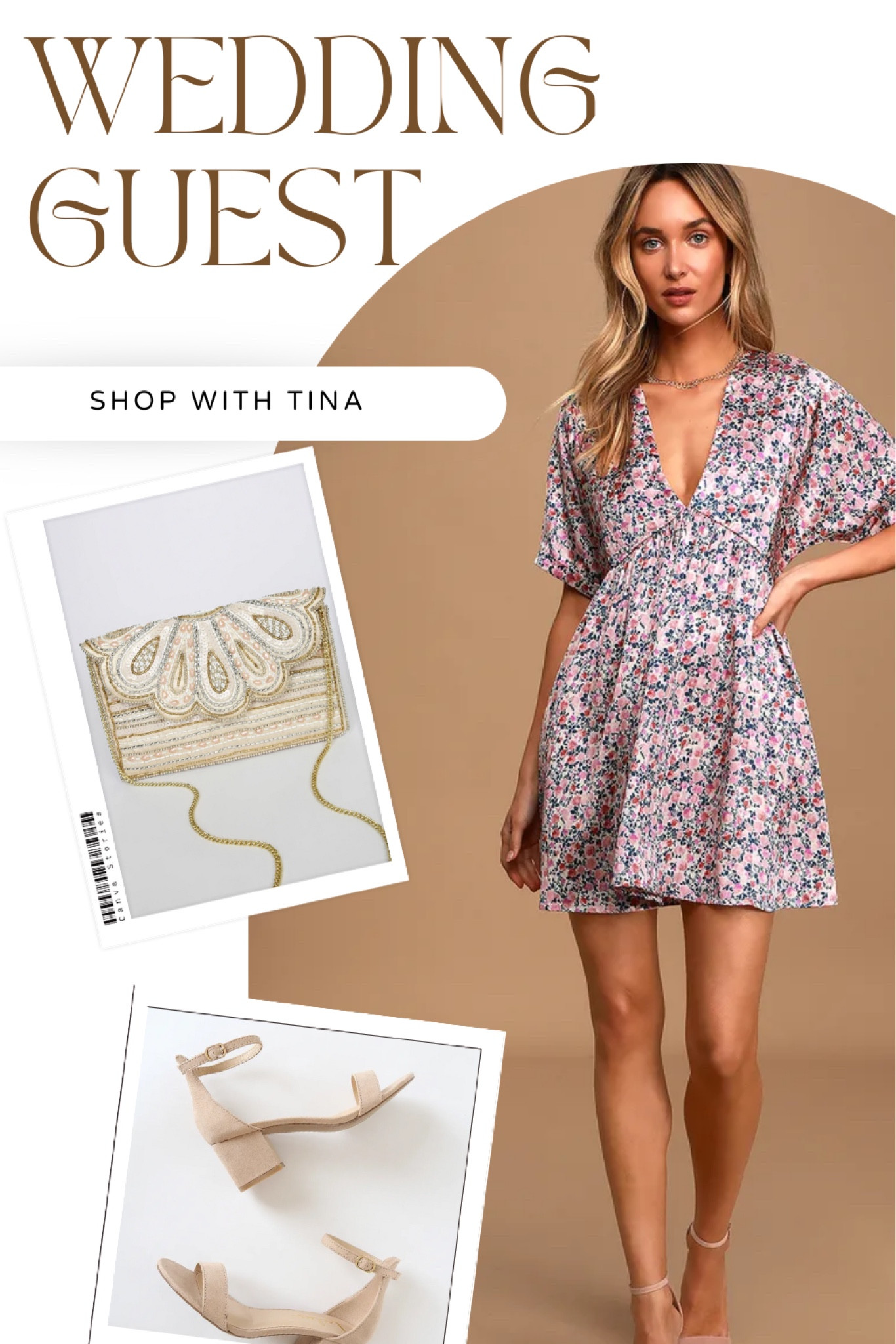 This short wedding guest dress is so cute! Great wedding guest dress with sleeves too!!

#LTKwedding #LTKunder100