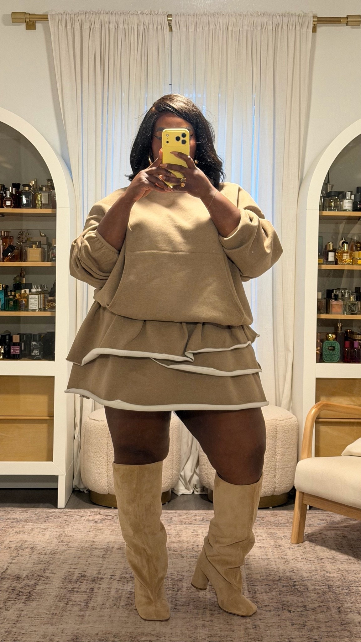 Wearing Size 1X in both - size down by 2 

I’m 5’4 18 inch calves

#LTKSaleAlert #LTKPlusSize