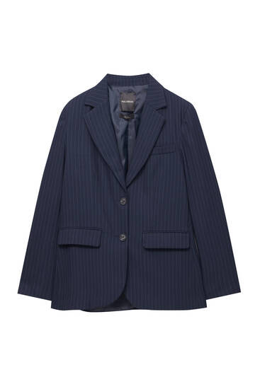 Pinstripe blazer | PULL and BEAR UK