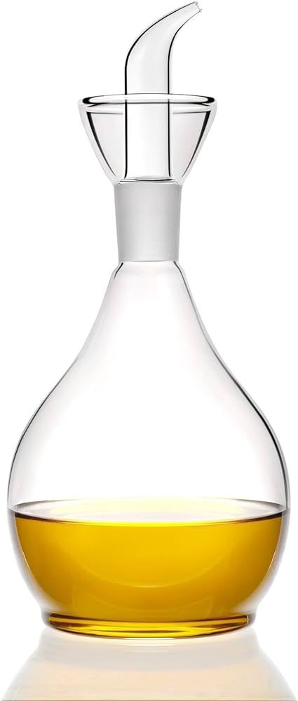 HAIZEEN 18ounce/ 550 ml Olive Oil Dispenser Oil Bottle Glass with No Drip Bottle Spout | Amazon (US)