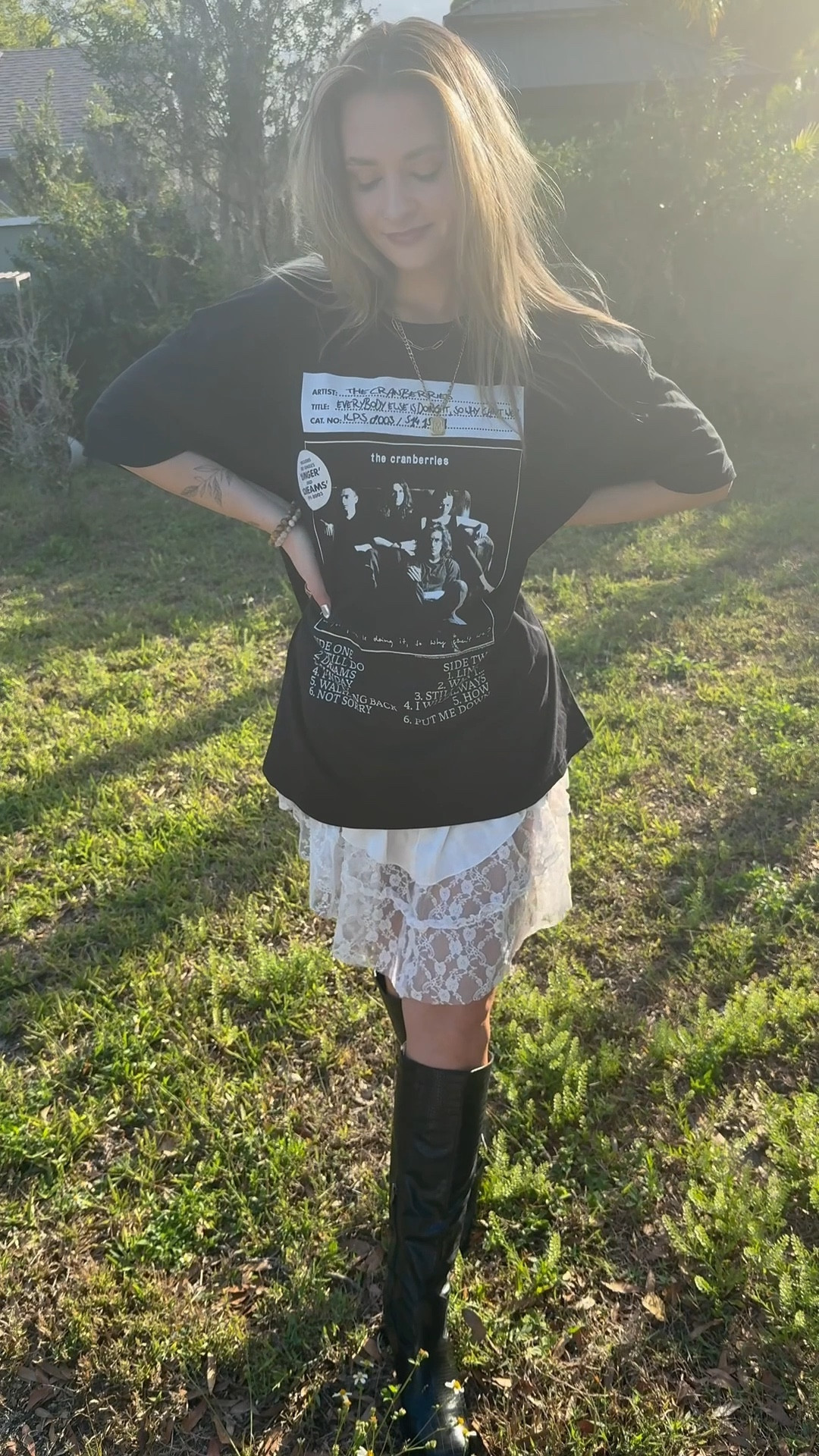 Love elevating a basic oversized tee by layering a slip dress underneath and adding a knee high heel!

#LTKStyleTip #LTKBeauty #LTKU