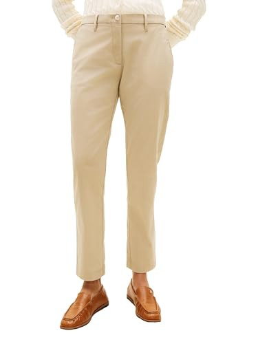 Tommy Hilfiger Women's Twill Slim Chino Pants with Stretch Mid Rise Ankle Pants | Amazon (US)