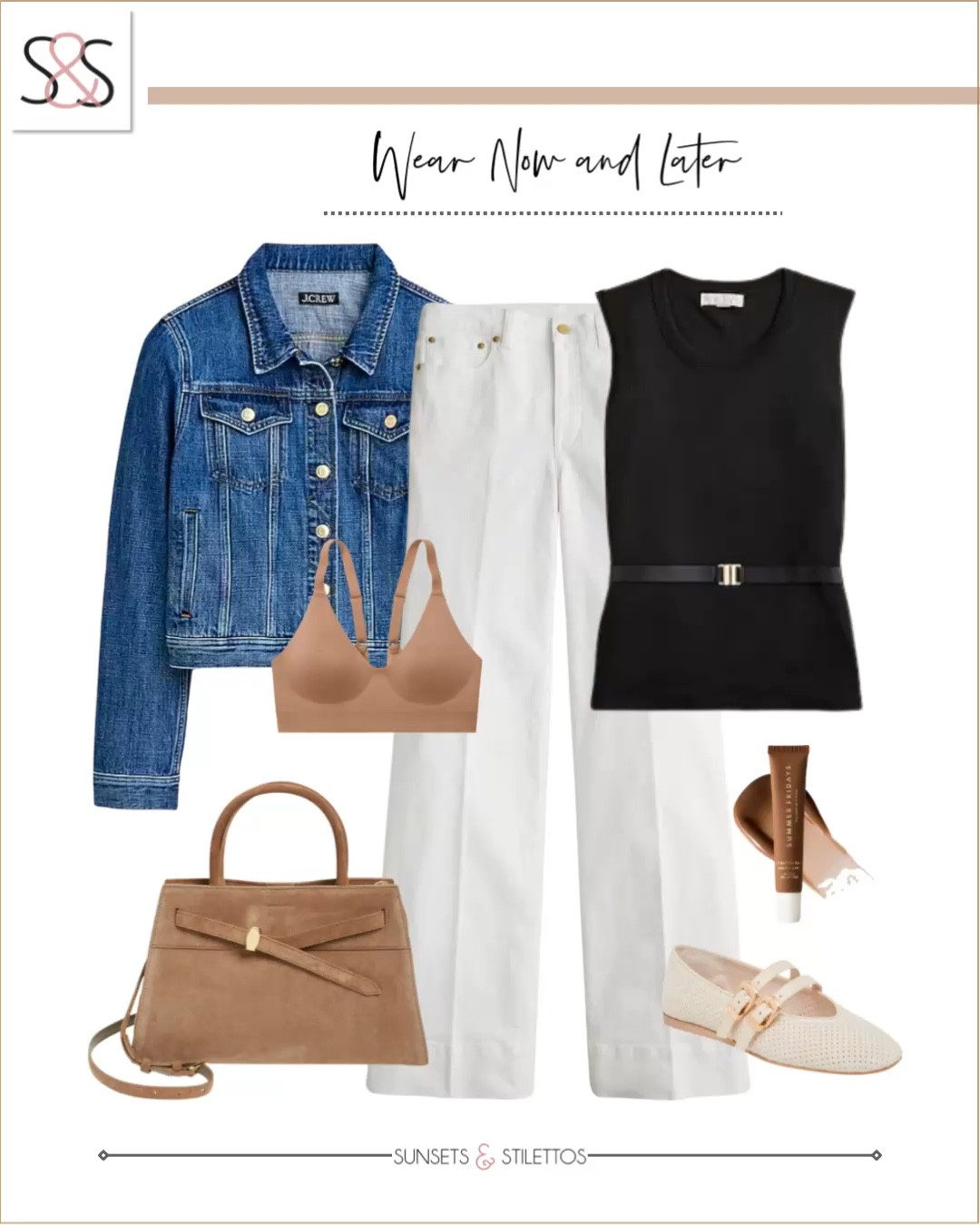 This belted wool sweater shell is a great look with white jeans for work this spring! Pair with a denim jean jacket and ballet flats!

Sunsets and Stilettos, workwear, Mary Jane slippers

#LTKOver40 #LTKStyleTip #LTKWorkwear