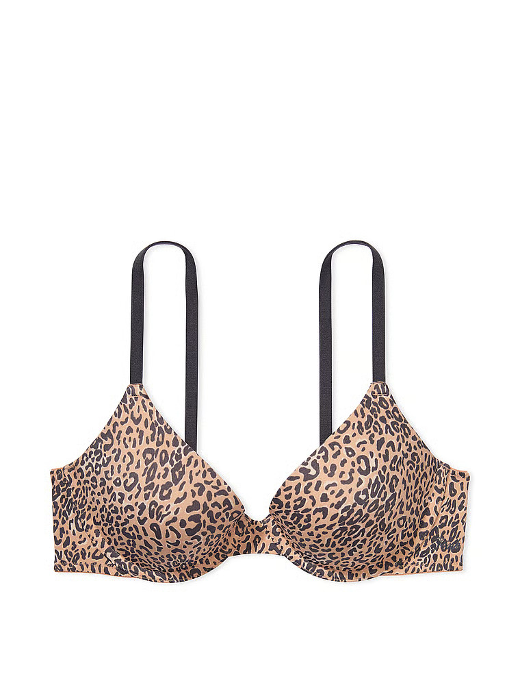 Buy Wear Everywhere Lightly Lined Full Coverage T-Shirt Bra, Praline Leopard Print - Order Bras o... | Victoria's Secret (US / CA )