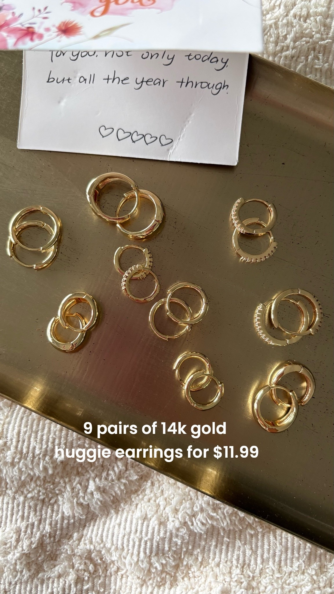 9 pairs of 14k gold huggie earrings for $11.99! ✨

#LTKgrwm #LTKootd #LTKOver40