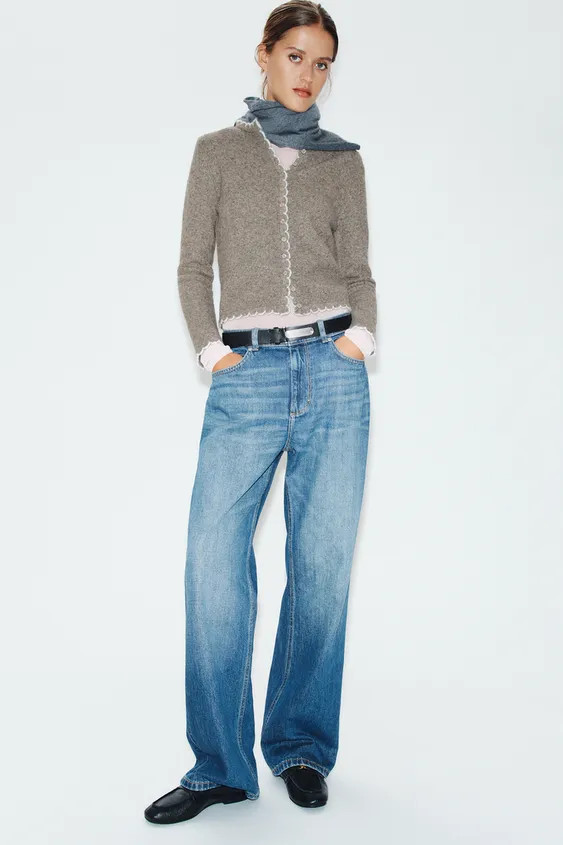 CARDINGAN CONTRAST TRIMS | Zara UK
